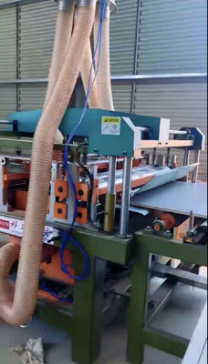 chất lượng  Four Sides Edge Trimming Saw Short Cycle Hot Press Machine 4X8 4X9 4X10 nhà máy sản xuất