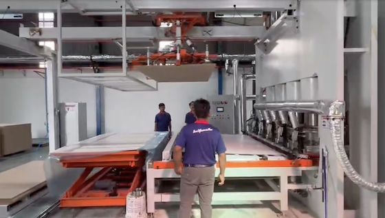 Máy ép nóng Melamine Laminating cho gỗ dán