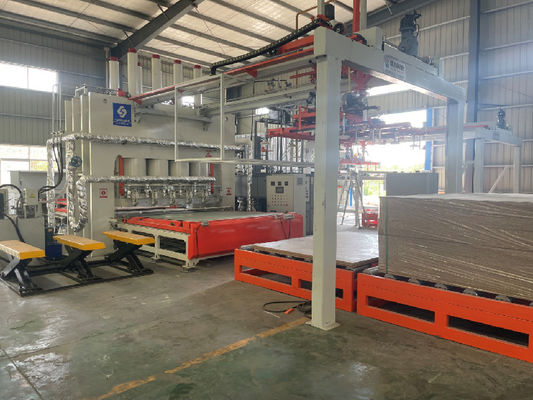 Đồ nội thất cửa gỗ chu kỳ ngắn Laminating Hot Press Machine For Doors Line